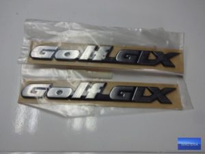 Emblemat znaczek GOLF GLX --ORYGINAŁ VW--