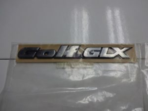 Emblemat znaczek '' Golf GLX '' Oryginał VW Nowy