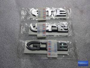 Znaczek Emblemat   GTE   AUDI VW  Nowy oryginał