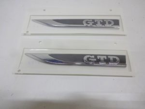 Napis lewego błotnika GTD VW GOLF VII Oryginał