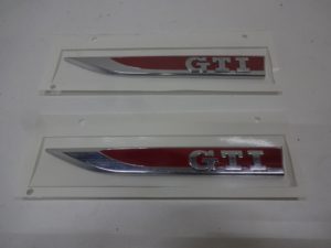 Napis lewego błotnika GTI VW GOLF VII Oryginał