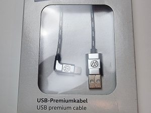 Kabel Premium USB A na Apple Lightning  VW logo