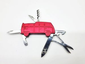 Vw T1 scyzoryk wielofunkcyjny czerwony 231093889A